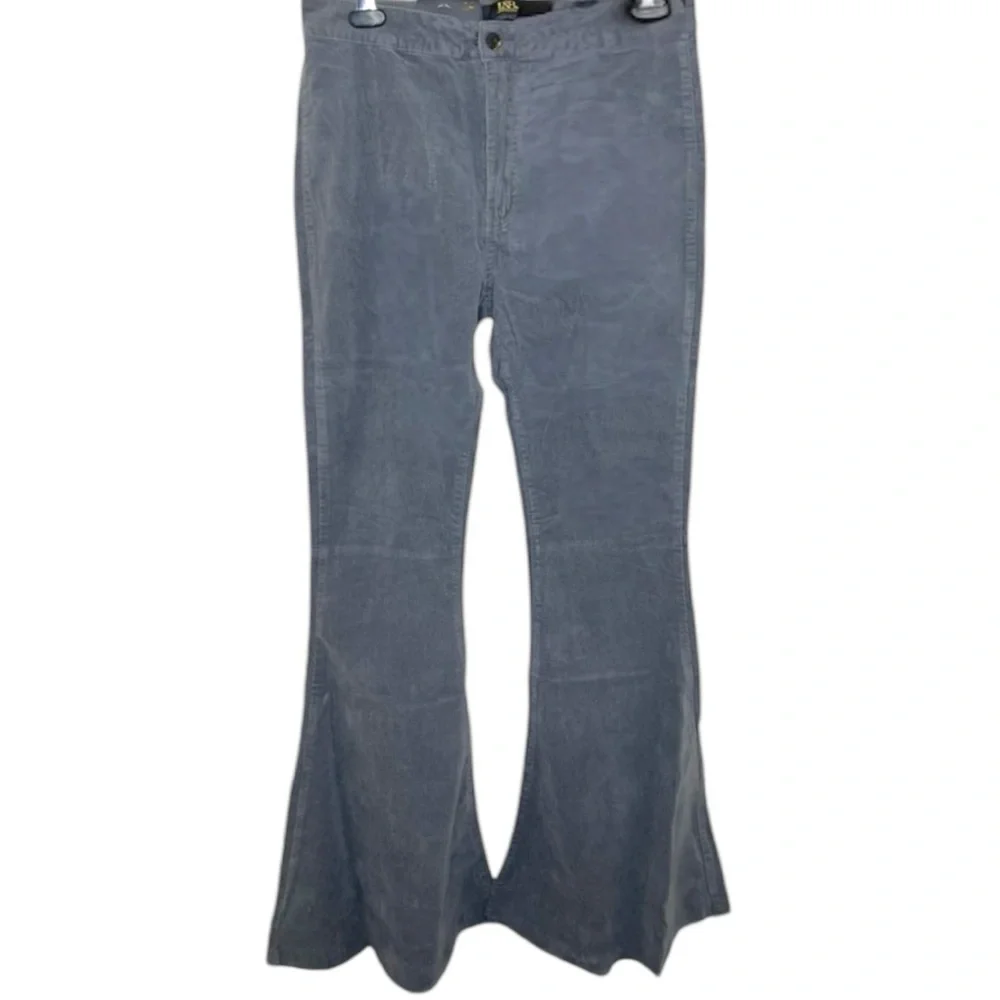 Lucky & Blessed Carson Grey Corduroy Flare Plus Size Jeans NEW Sizes: 16, 18, 20 - Picture 4 of 8